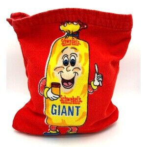 Schwebels Bread Mascot Beach Towel In‎ a Bag Cotton Hilasal 100% Cotton Vintage